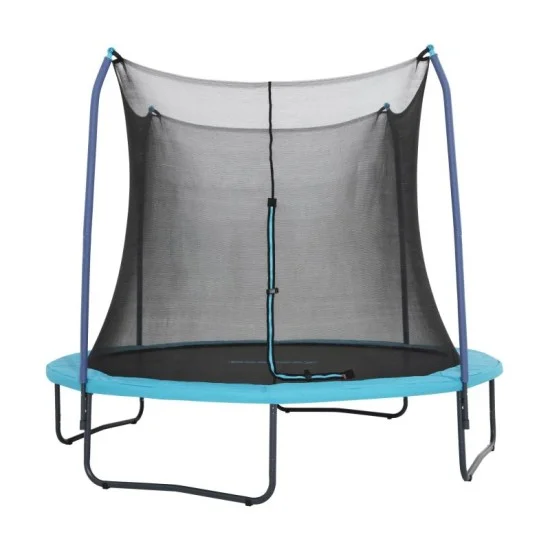 bestway 3.05m x 2.55m xtreme air trampoline 1 trampoline 1 spring-loading tool 4 anchors 8 foot pads age 6